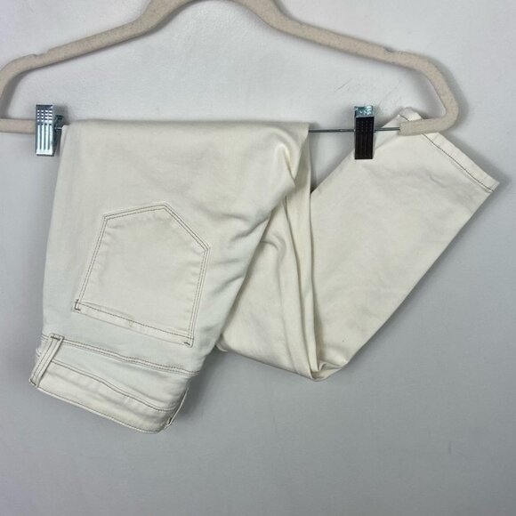 Revolve L'Agence Margot High Rise Skinny Jeans 25 Macademia White USA Made Pants - Picture 10 of 11